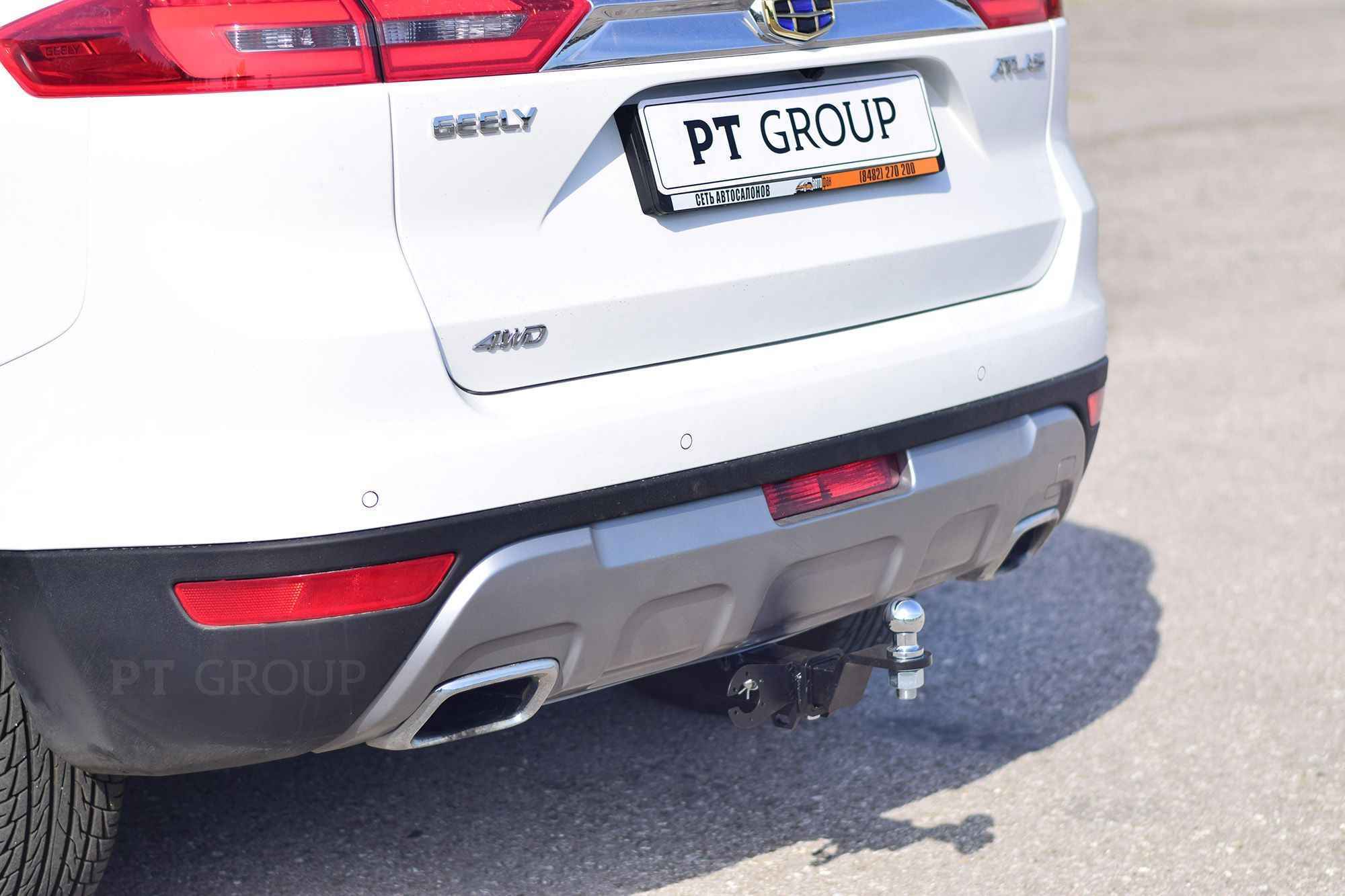 Фаркоп ПТ ГРУПП 22011501 для  Geely Atlas с 2018-..., быстросъемный шар (тип Е)