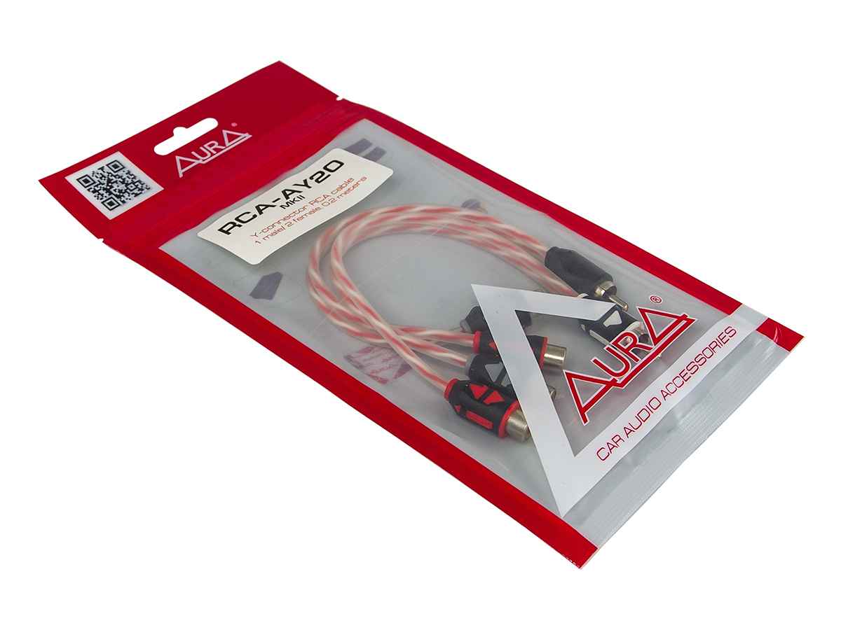 Aura RCA-AY20MKII RCA Y-коннектор Aura RCA-AY20MKII RCA Y-коннектор