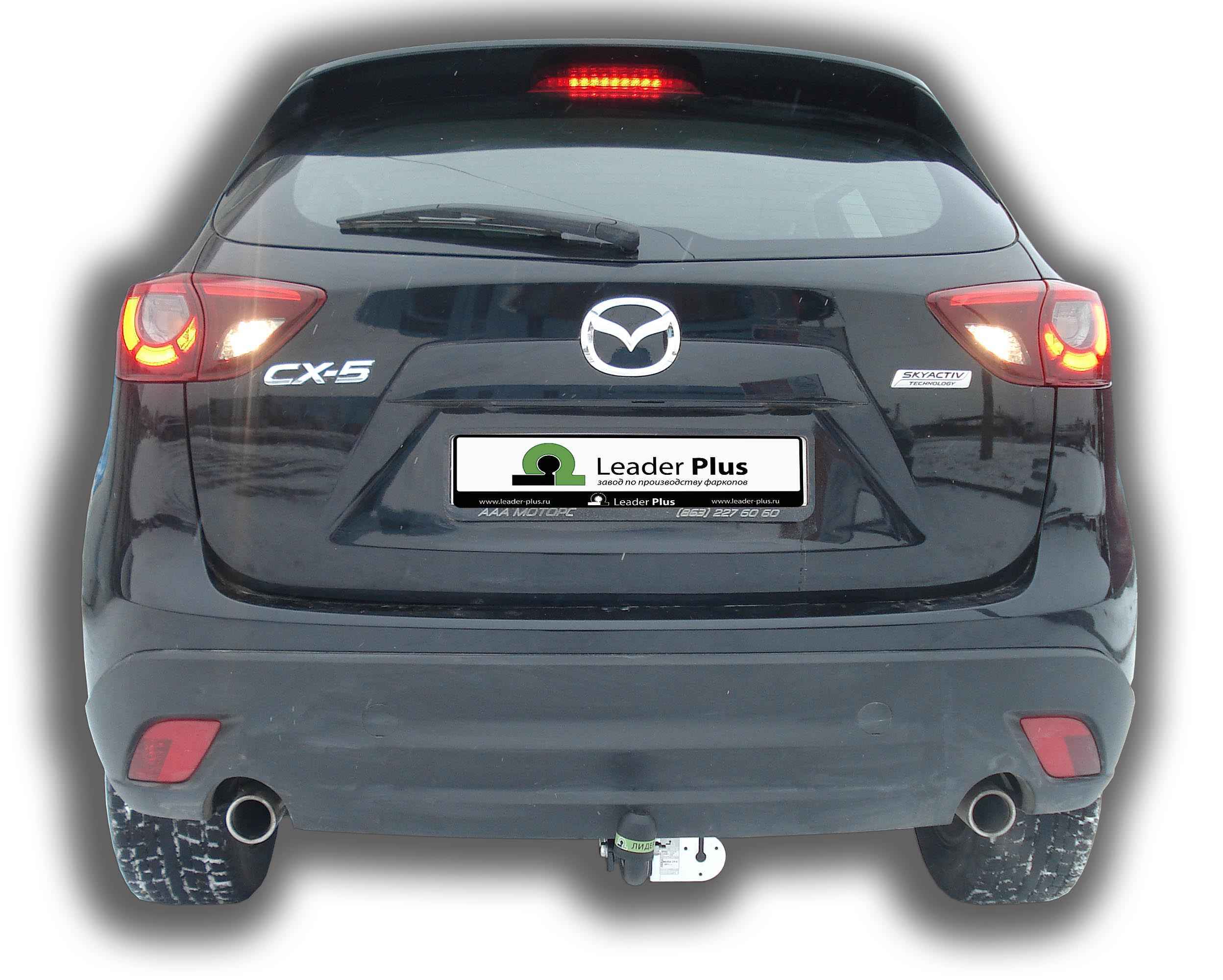 Фаркоп Leader Plus M308-A для Mazda CX-5 (KE), CX-5 II 2011-2016; 2017-, условно съемный шар (тип A)