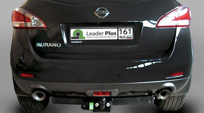 Фаркоп Leader Plus N118-FC для Nissan Murano (Z51) 2010-2015, съемный шар (тип FC)