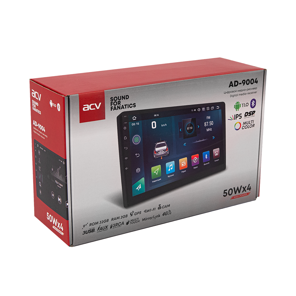 А/м ACV AD-9004 мультимедийная система Android