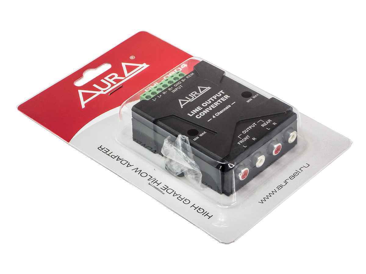 Aura RHL-0604 RCA адаптер высокого уровня Aura RHL-0604 RCA адаптер высокого уровня
