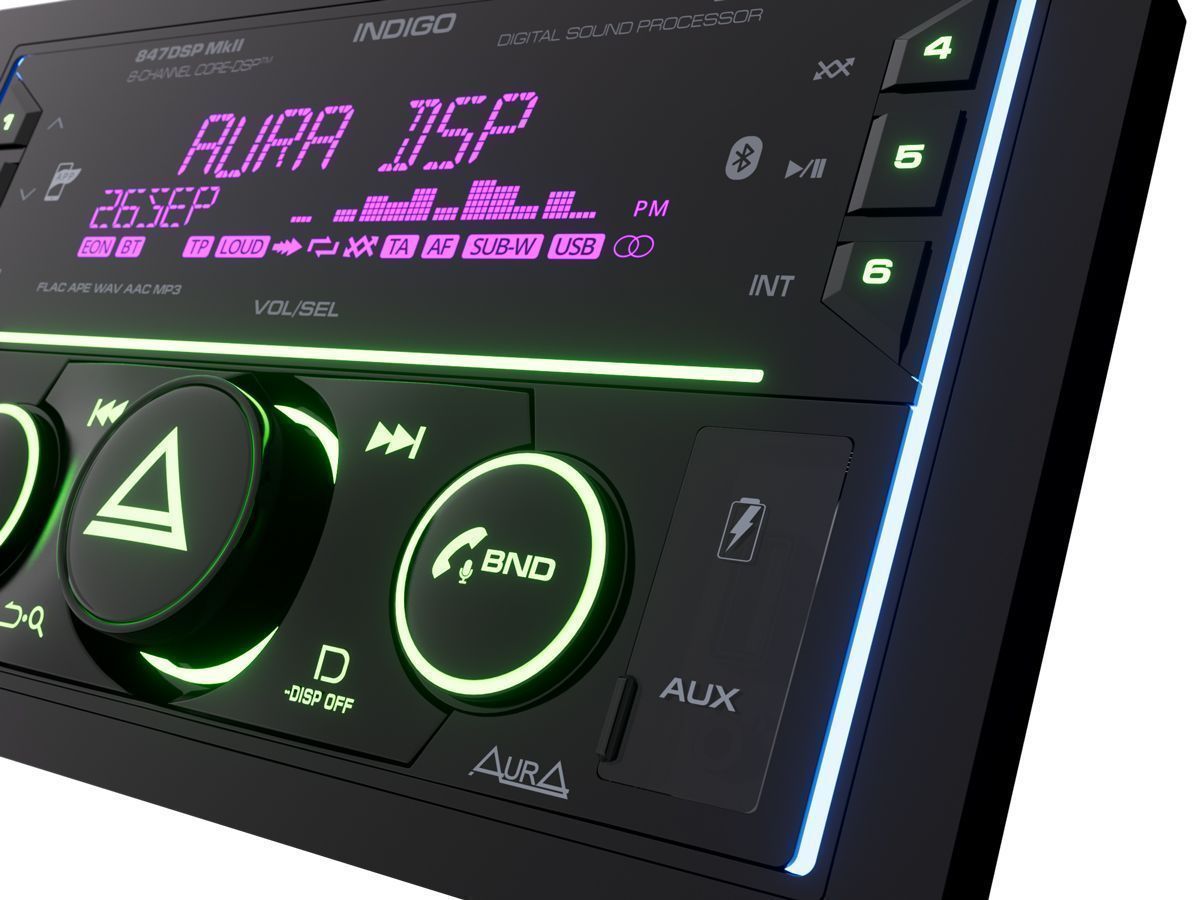 Aura INDIGO-847DSP-MKII автомагнитола 2DIN