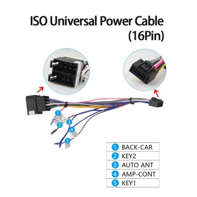 Teyes For ISO wire Евроразъем