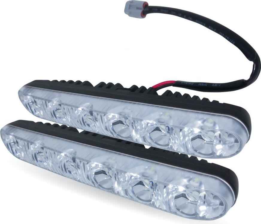 Дневные ходовые огни (DRL) AVS DL-6B (6W, 6 светодиодов х 2шт)