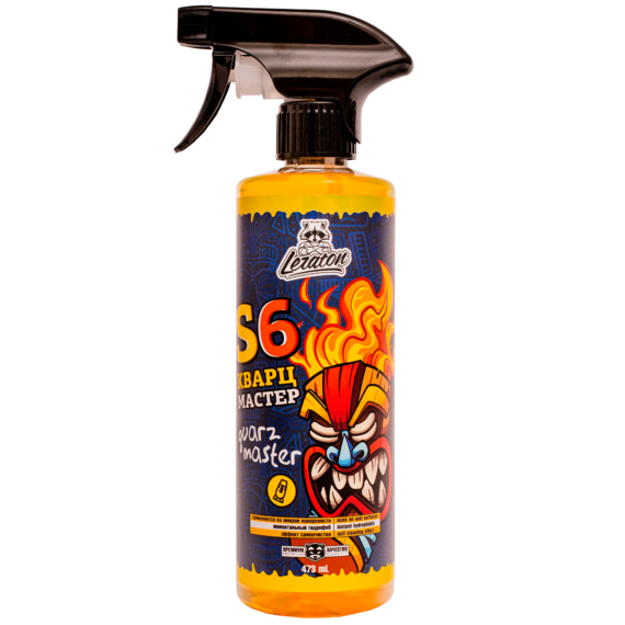 Кварцевый состав для быстрого блеска и гидрофоба LERATON S6 473мл.