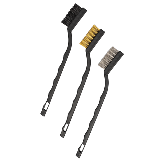 Набор из 3х жесткий щеток (пластик + металл) LERATON PBS