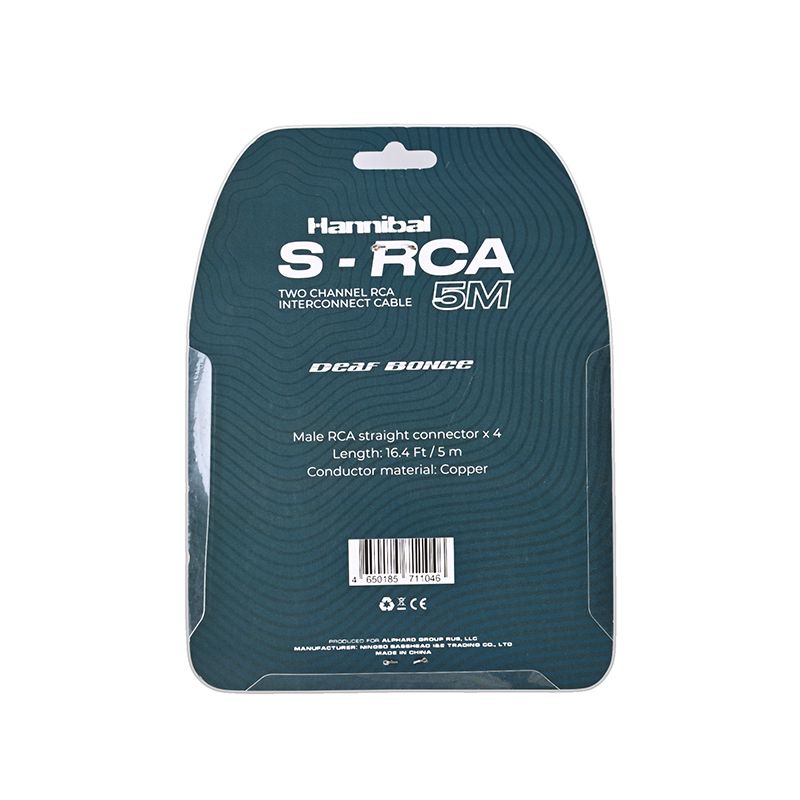 Hannibal S-RCA 5m кабель RCA 5 м