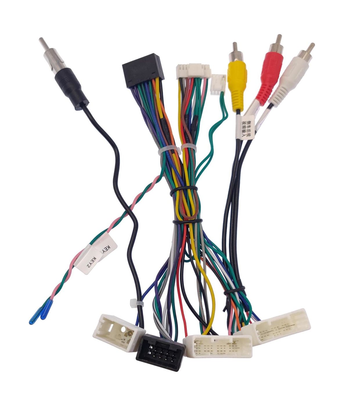 Провода WM-MT в Toyota 2018+ (основной, антенна, мультируль, CAN, CAM)