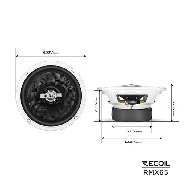 Recoil Audio RMX-65, коаксиальные динамики