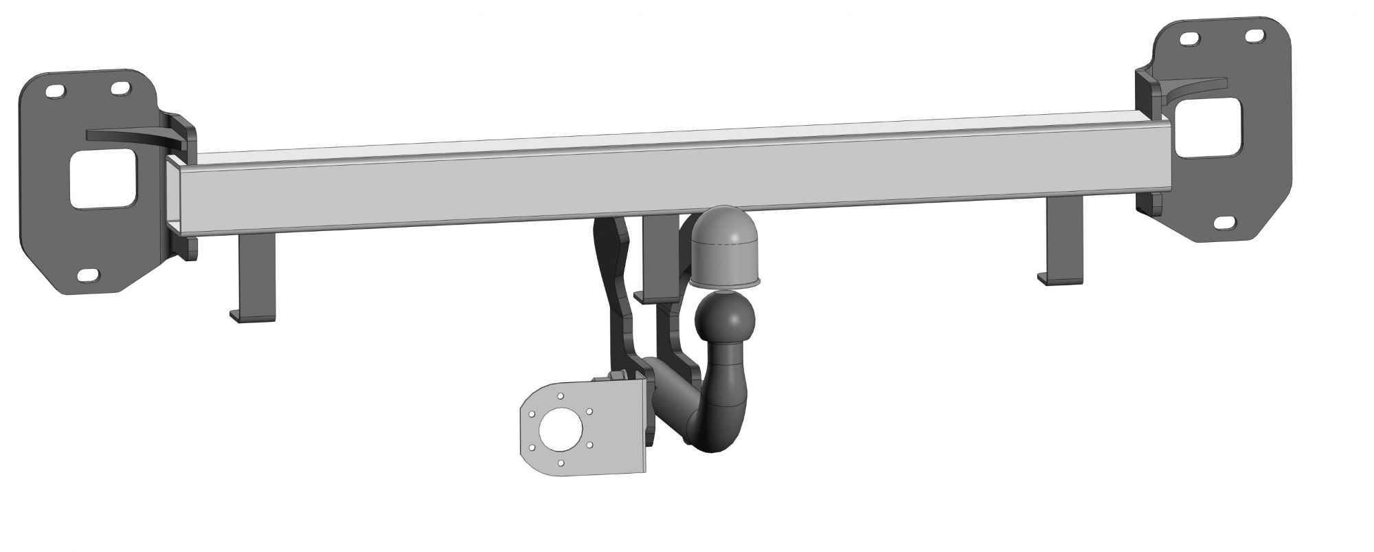 Фаркоп Oris (Bosal) 9023-A для Geely Tugella (FY11) 2019-..., условно съемный шар (тип A)