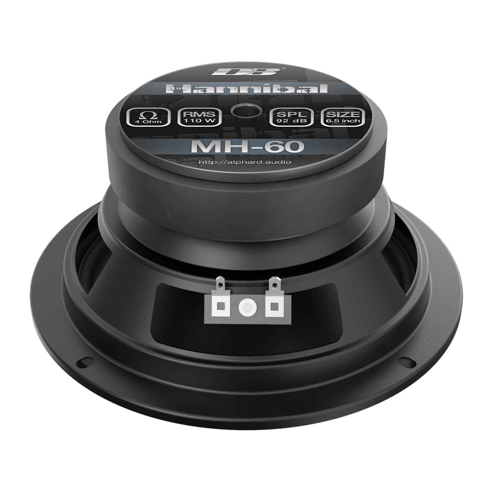 Alphard Hannibal MH-60, среднечастотные динамики