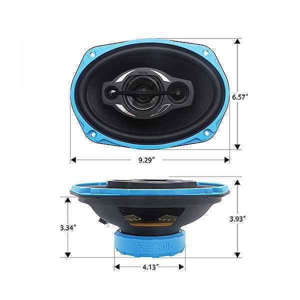 Recoil Audio Blue RCX694, коаксиальные динамики