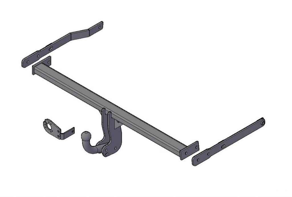Фаркоп Трейлер 9050 для Renault Megane 3 хетчбек 2008-2016, быстроесъемный шар, тип С
