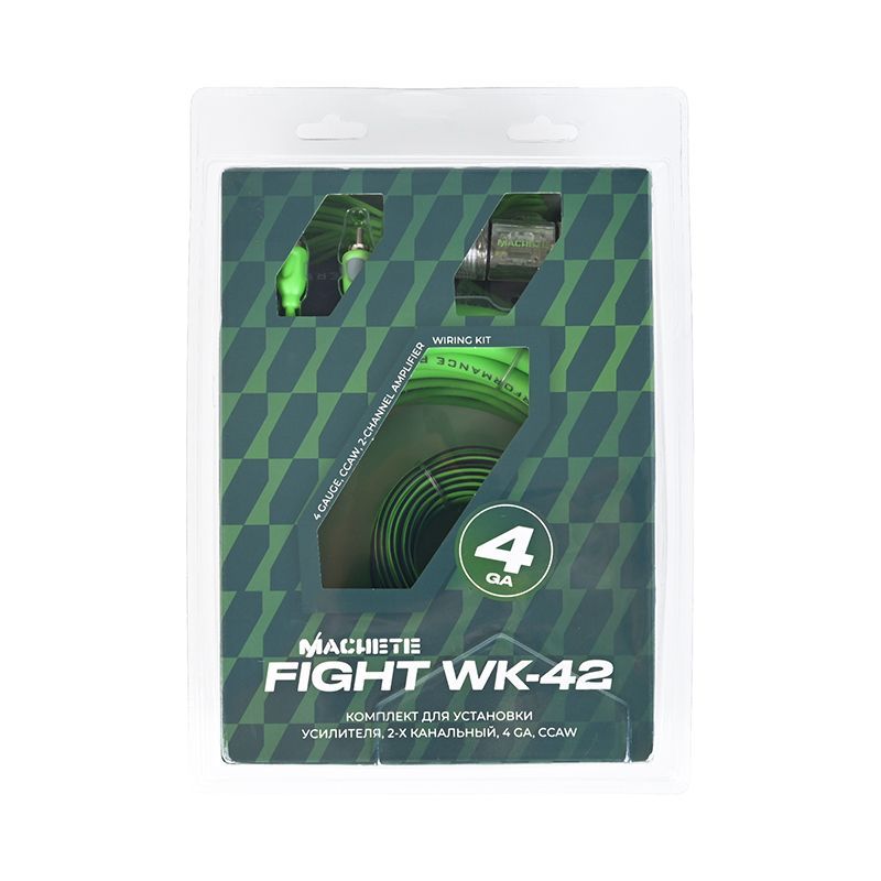 Alphard Fight WK-42 комплект для 2-канального усилителя Alphard Fight WK-42 комплект для 2-канального усилителя