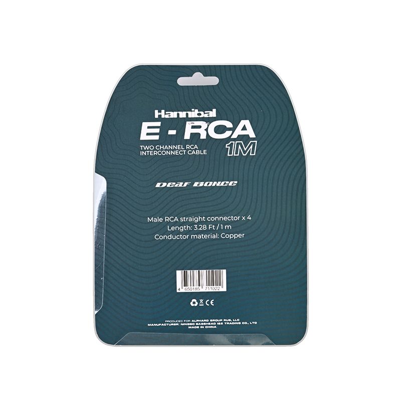 Hannibal E-RCA кабель RCA 1 м