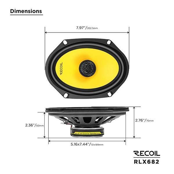 Recoil Audio RLX-682 коаксиальная акустика