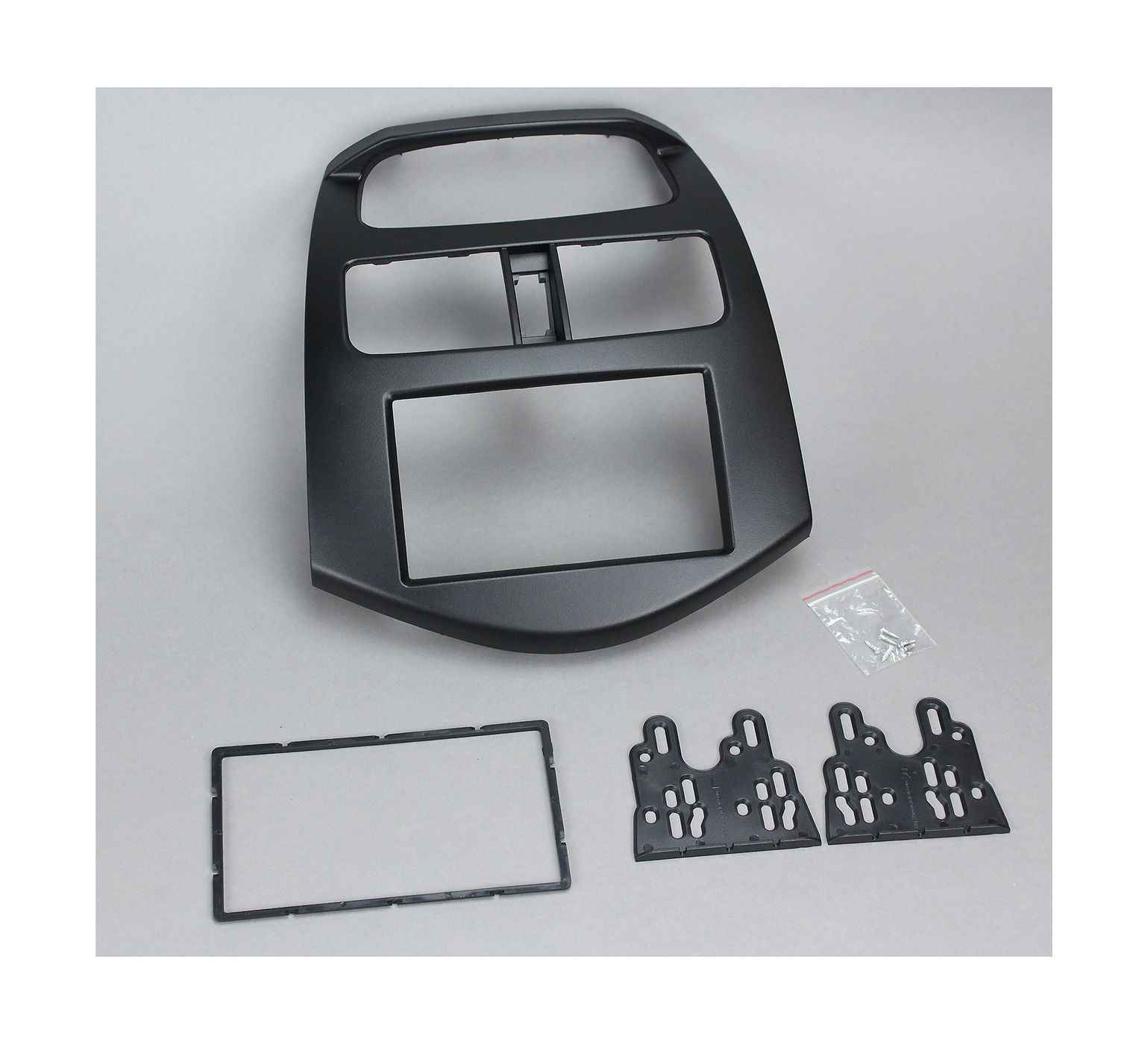 Переходная рамка для Chevrolet Spark, Daewoo Matiz 10-> 2DIN черная