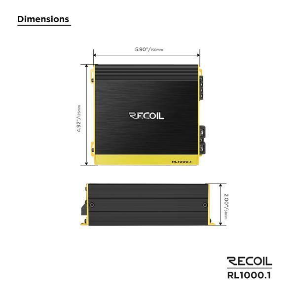 Recoil Audio RL1000.1 усилитель