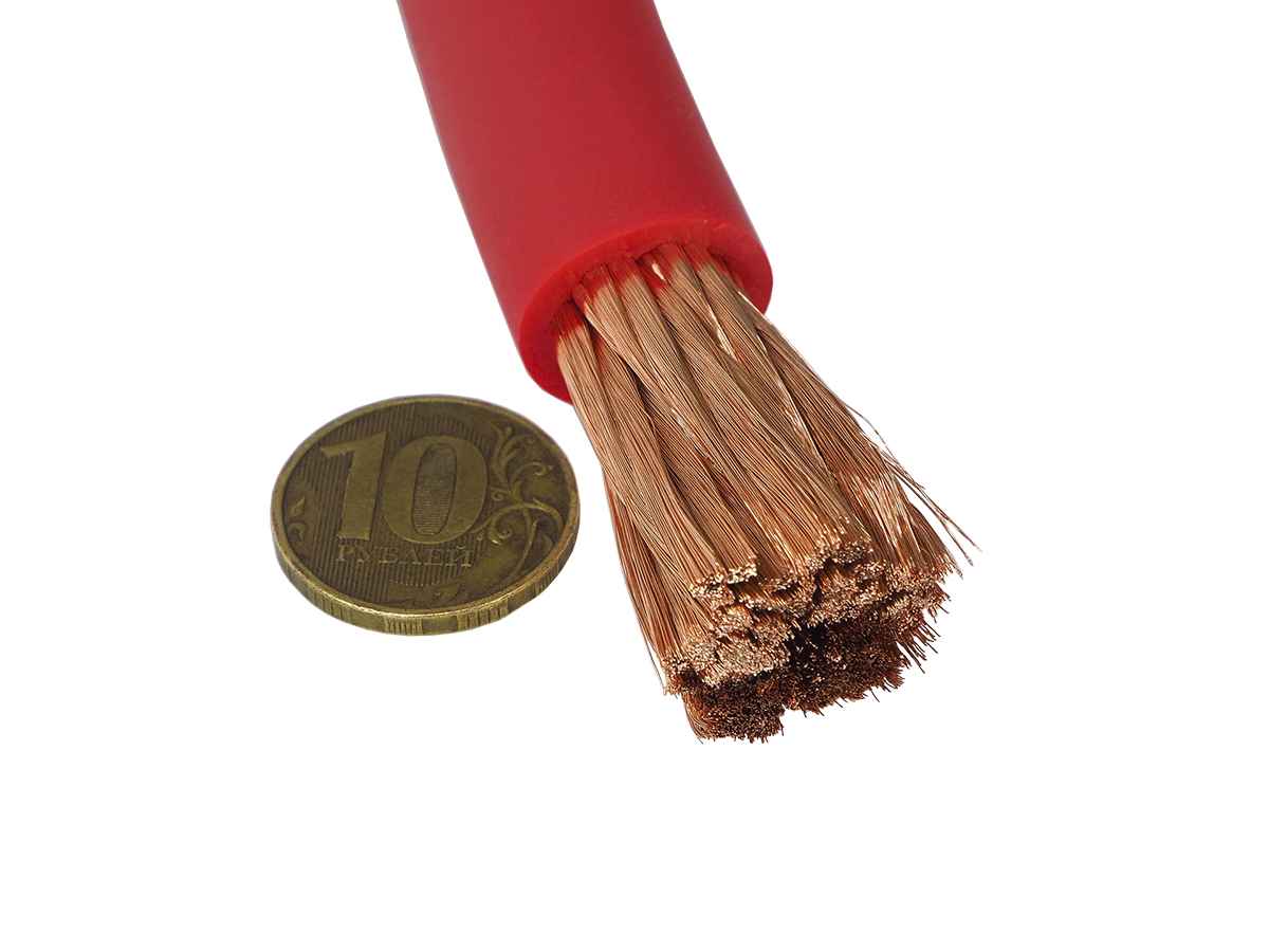 Aura PCС-585R Кабель силовой красный 000 GA OFC