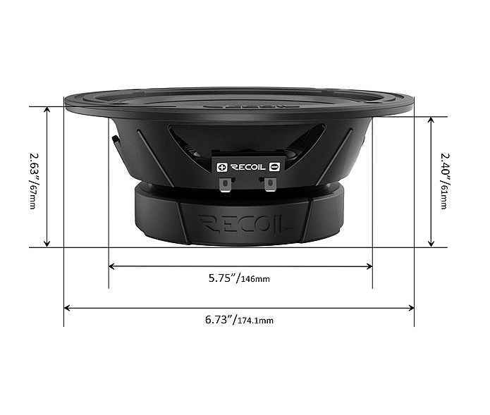 Recoil Audio MS65-4P, среднечастотные динамики