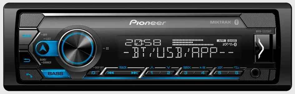 Pioneer MVH-S325BT автомагнитола Pioneer MVH-S325BT автомагнитола