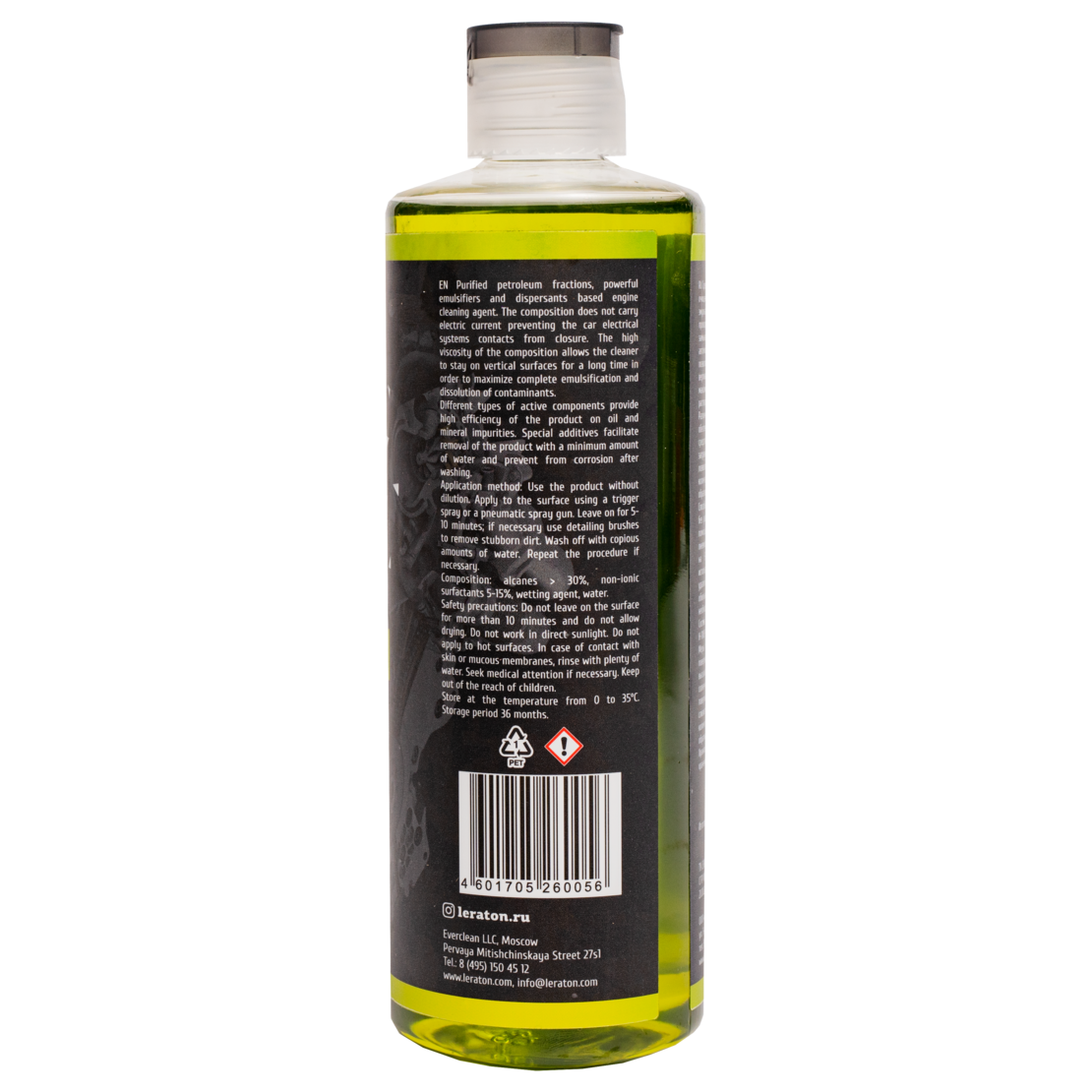 Очиститель двигателя, диэлектрик LERATON G6 473мл.