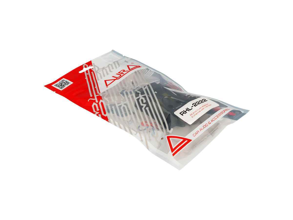 Aura RHL-2222 RCA адаптер Hi/Lo 2-канальный с управляющим проводом