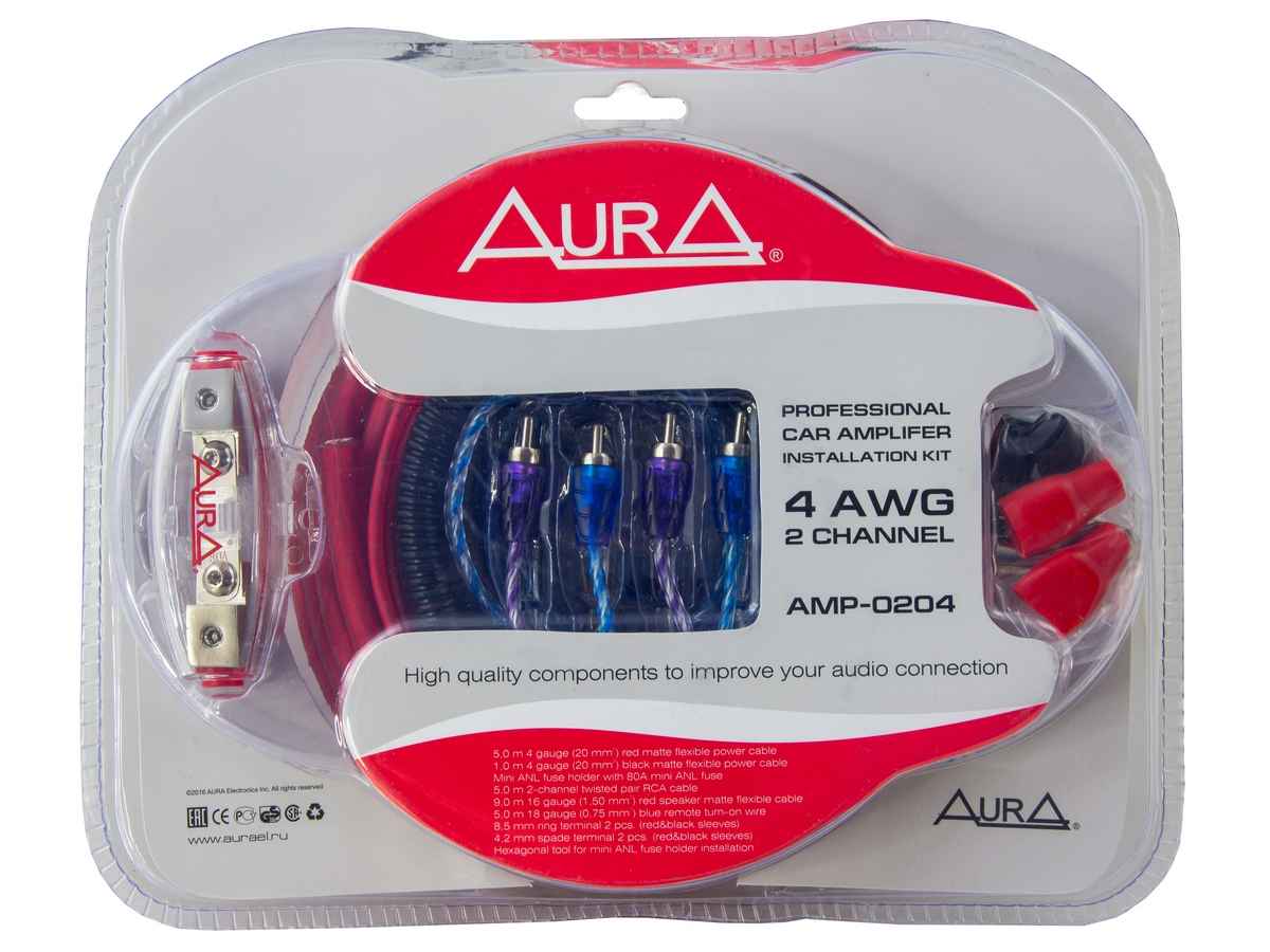 Aura AMP-0204 Комплект кабелей для усилителя