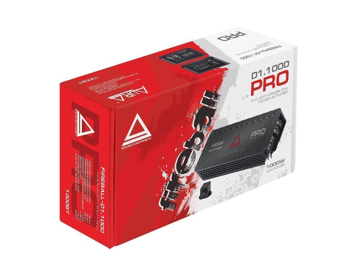 Aura FIREBALL-D1.1000 PRO усилитель