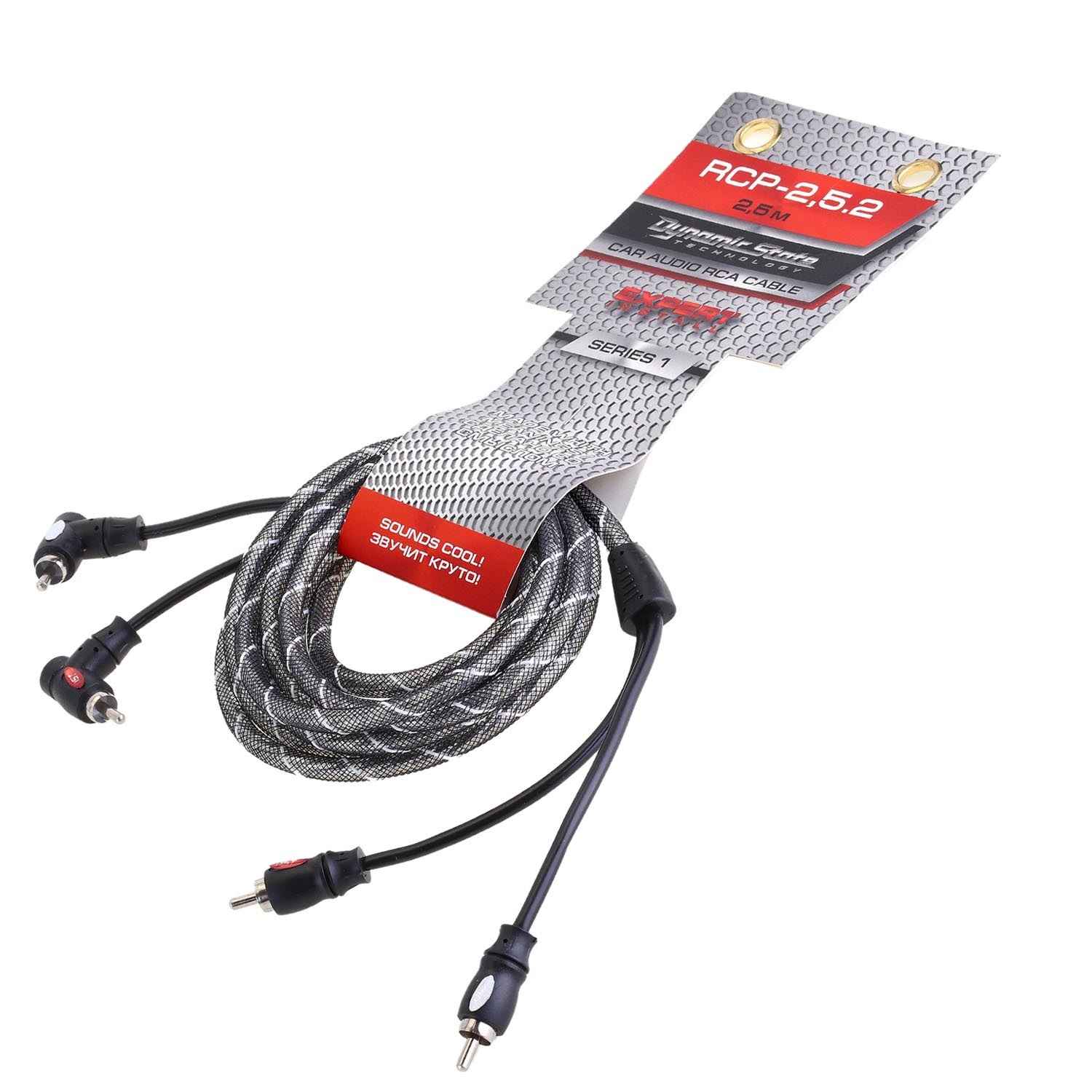 Dynamic State RCP-2,5.2  SERIES 1 Сигнальный кабель RCA Dynamic State RCP-2,5.2  SERIES 1 Сигнальный кабель RCA