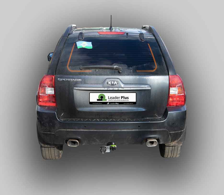 Фаркоп Leader Plus H204-A для Hyundai Tucson 2004-2010/ KIA Sportage 2005-2010, условно съемный шар