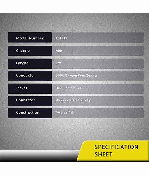 Recoil Audio Lite RCI417 (4CH,5m) RCA кабель
