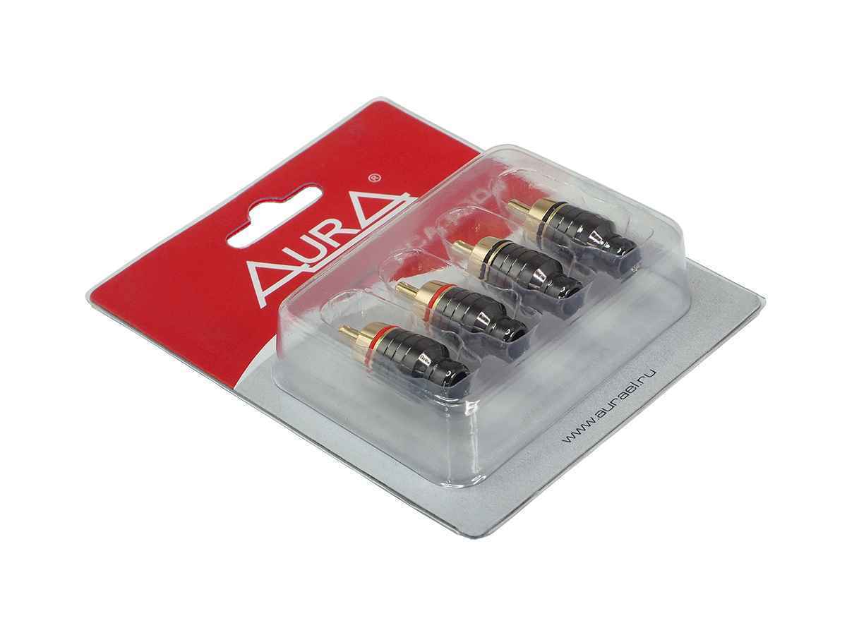 Aura RCA-P604 RCA коннектор, 6 мм вход, (4 шт) Aura RCA-P604 RCA коннектор, 6 мм вход, (4 шт)