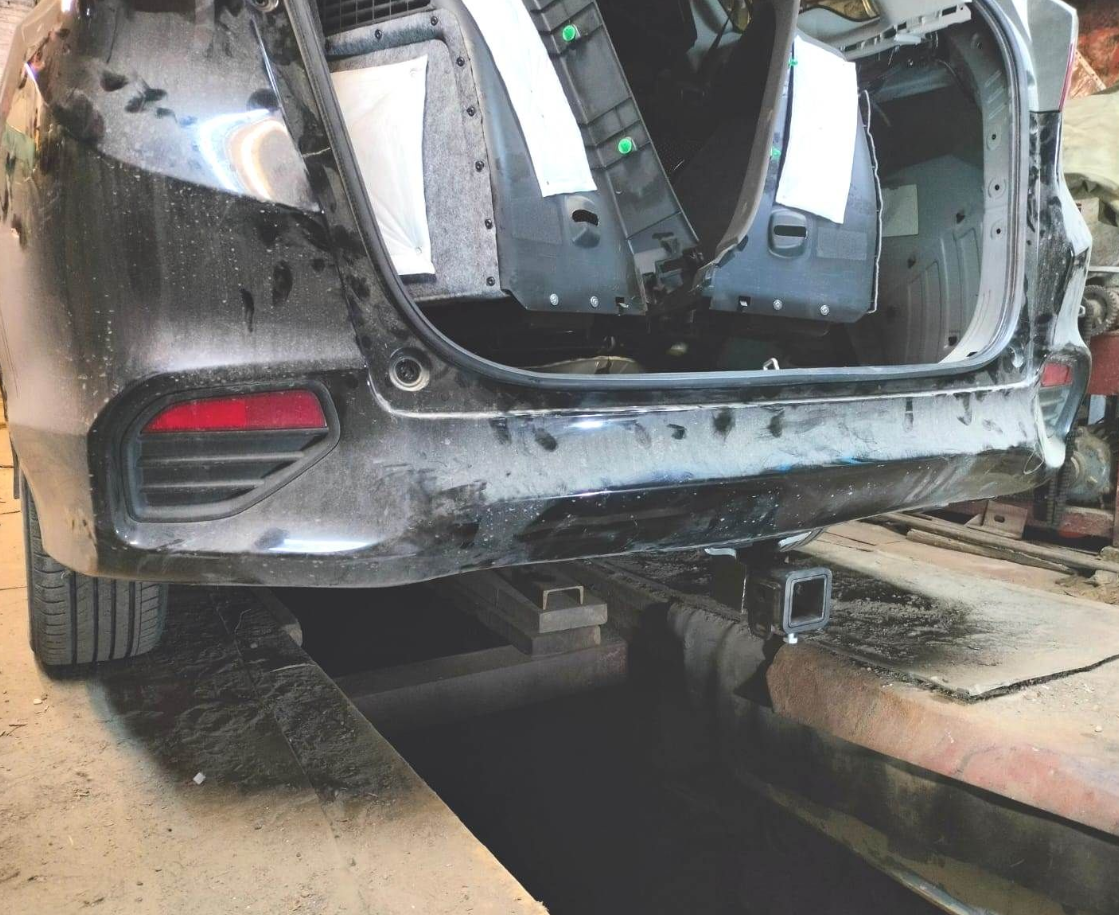 Фаркоп Halty KXLiV1 для Honda Shuttle 2015-2022 (+гибрид дорестайлинг), условно съемный шар (тип A)