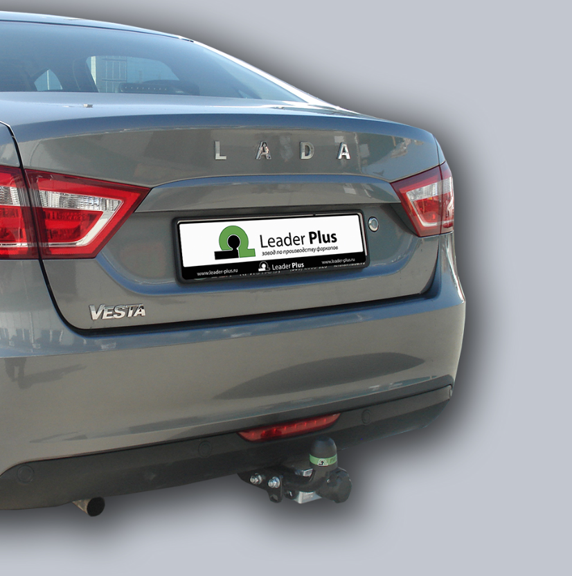 Фаркоп Leader Plus T-VAZ-41A для Lada Vesta седан, универсал 2015-2022, условно съемный шар (тип A)