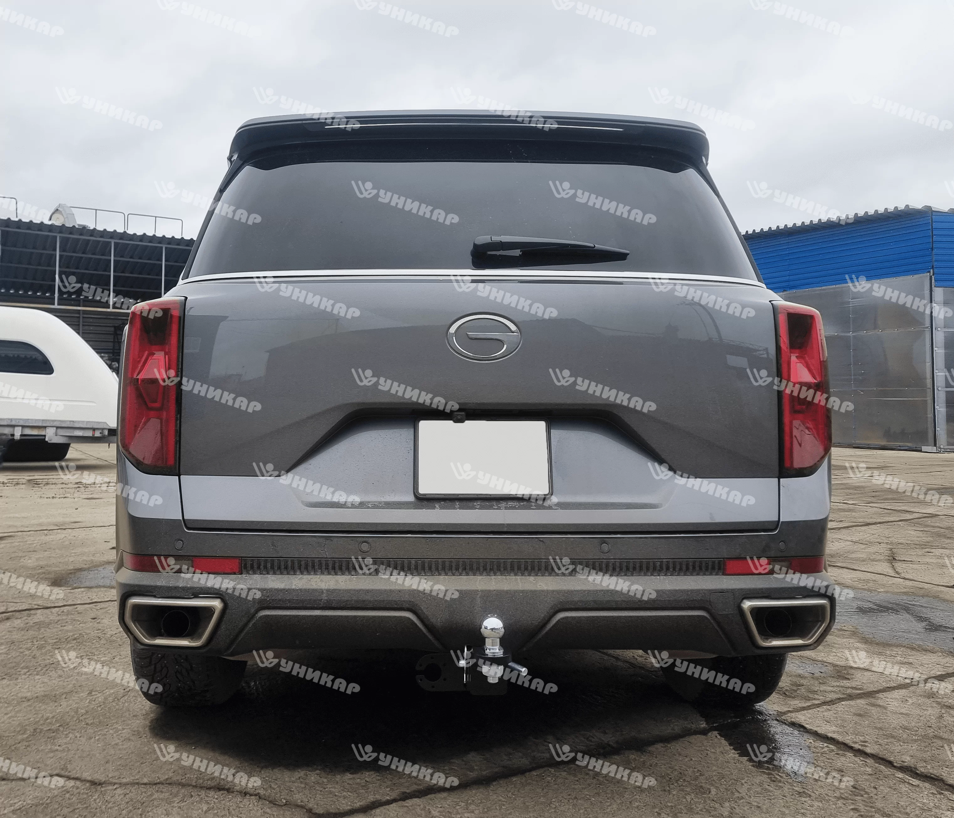 Фаркоп Уникар 19250F для GAC GS8 II ПОКОЛЕНИЕ 2023-, американский квадрат