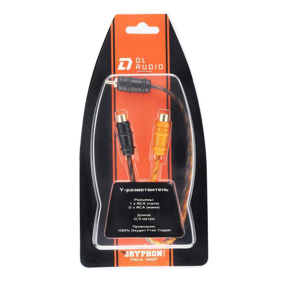 DL Audio Gryphon Lite YRCA 1M2F Y-разветвитель DL Audio Gryphon Lite YRCA 1M2F Y-разветвитель
