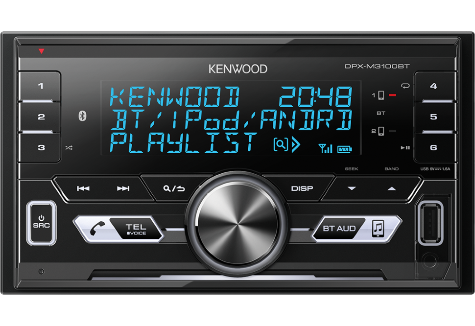 А/м Kenwood DPX-M3100BT 2 DIN
