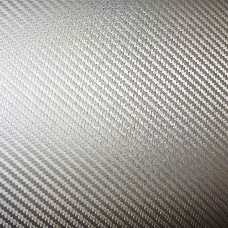 Пленка под Карбон Серебристый 1,52м.