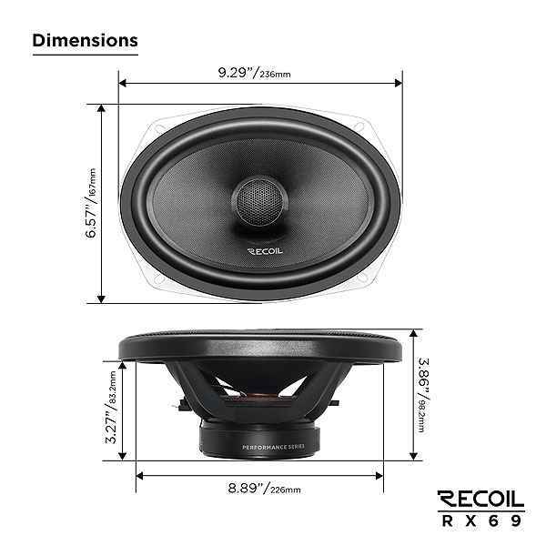 Recoil Audio Gray RX-69, коаксиальнеы динамики