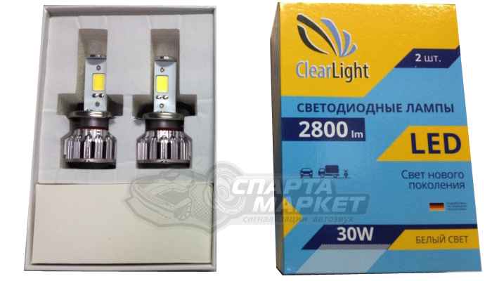 Лампы LED Clearlight H3 2800 lm (2шт)