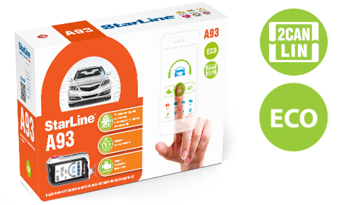 А/с StarLine A93 2CAN-2LIN ECO
