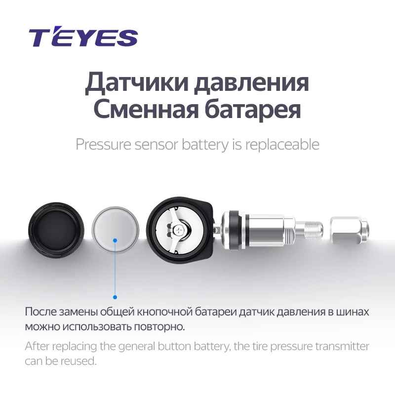 Teyes TPMS система контроля давления в шинах Teyes TPMS система контроля давления в шинах