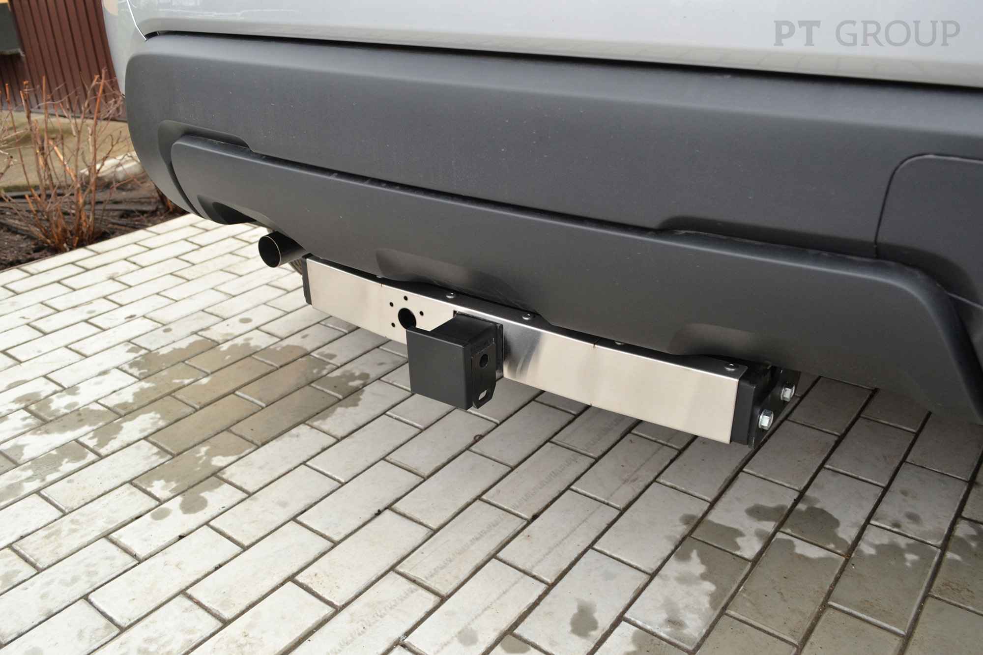 Фаркоп ПТ ГРУПП RDU-21-991124.00 для Renault Duster 2021-... с нерж.накладкой, быстросъемный шар (ти