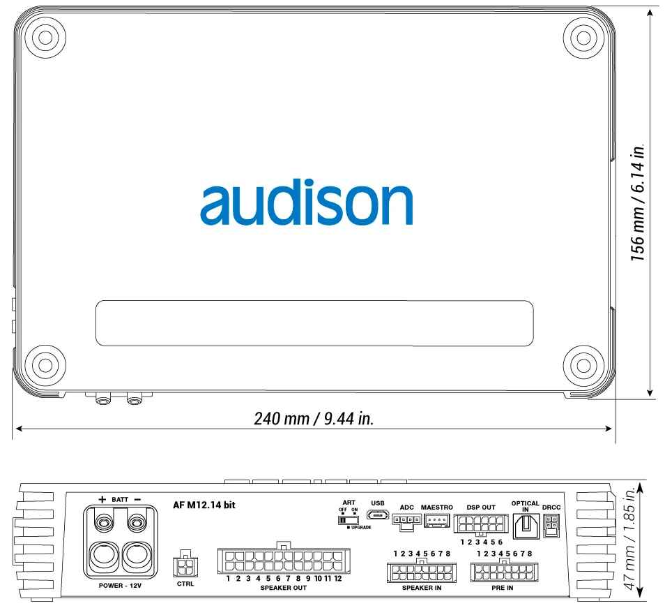 Audison Forza AF M12.14 bit Audison Forza AF M12.14 bit