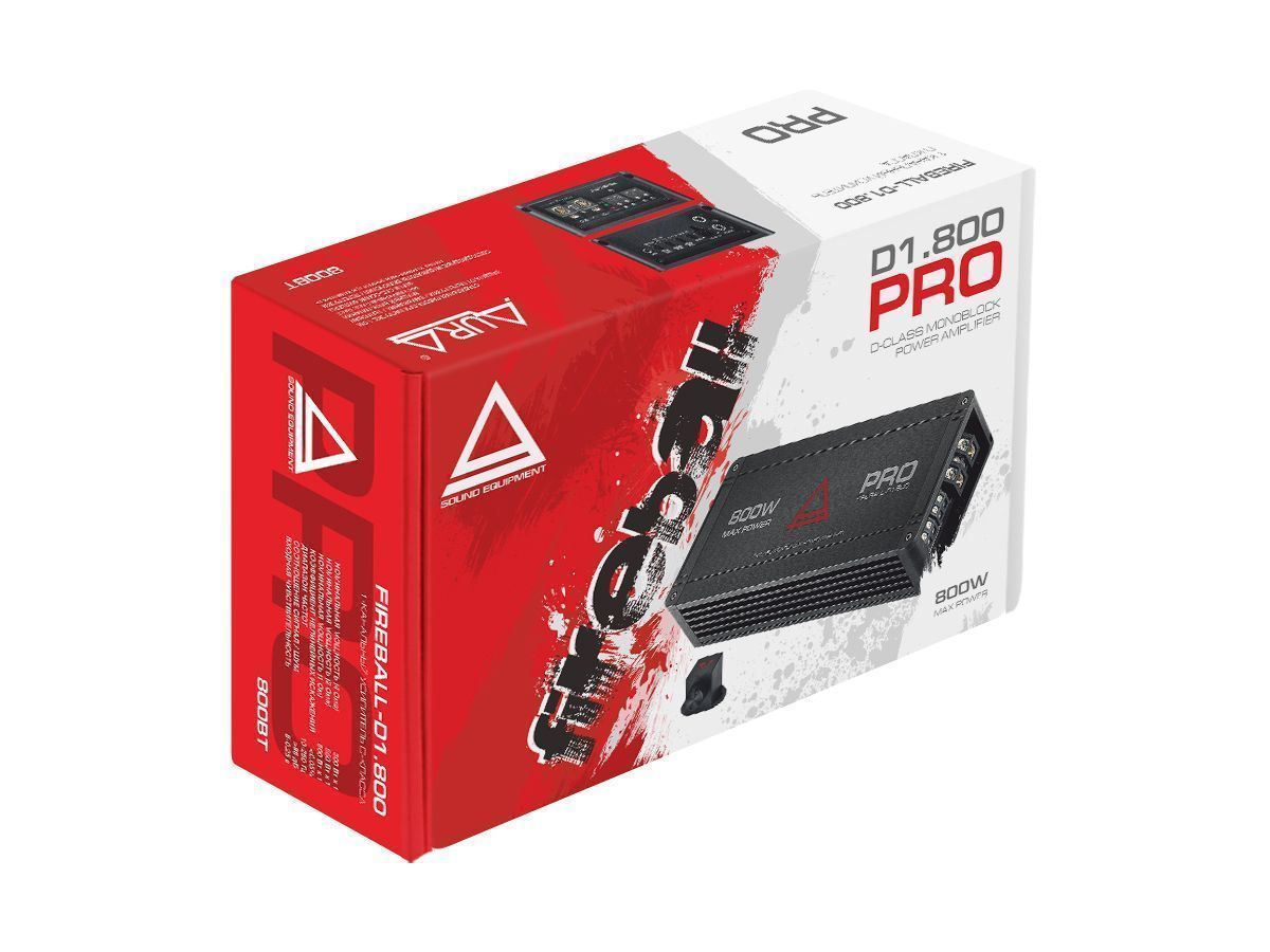 Aura FIREBALL-D1.800 PRO усилитель