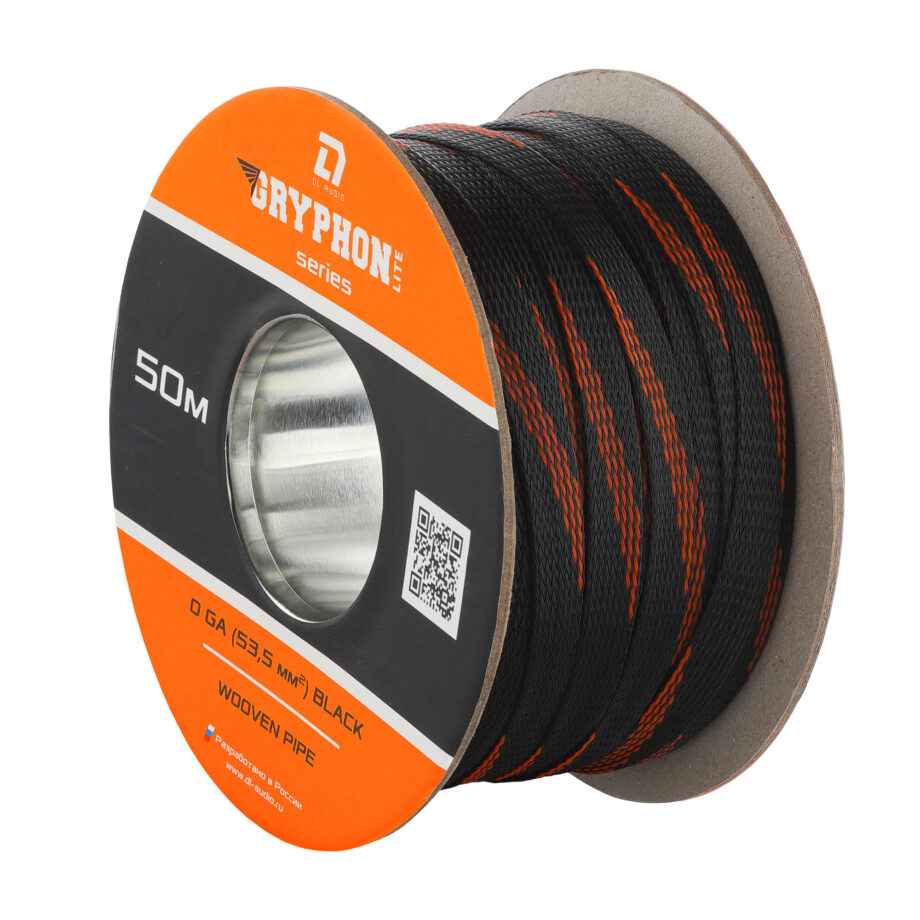 DL Audio Gryphon Lite WP 0Ga Black оплетка 50м