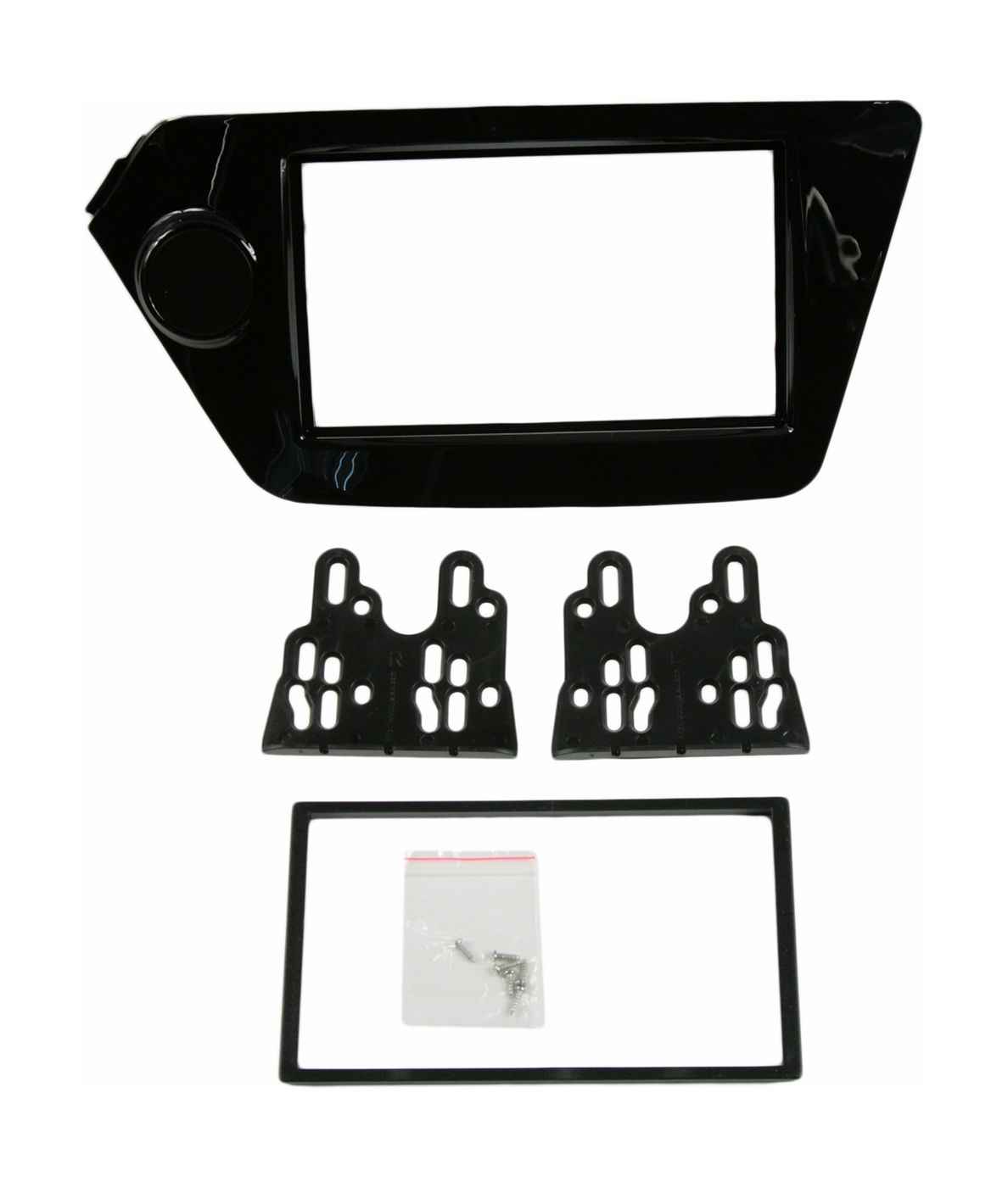 Переходная рамка для KIA Rio 11-> 2DIN черная