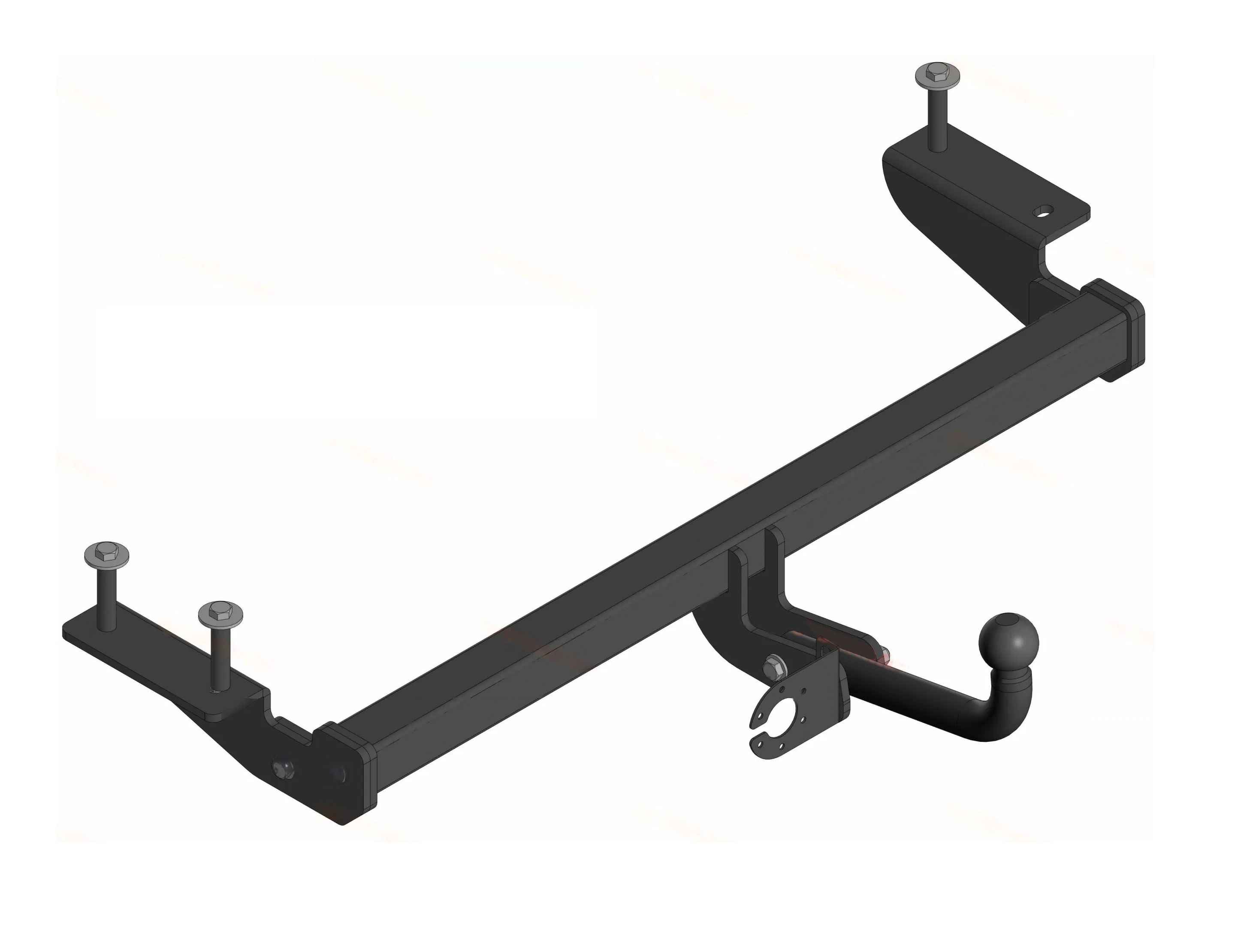 Фаркоп Уникар 17228А для Nissan Leaf I поколение 2009-2017, съемный шар (тип А)